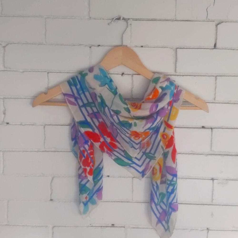 Vintage Liz Claiborne Silk Scarf